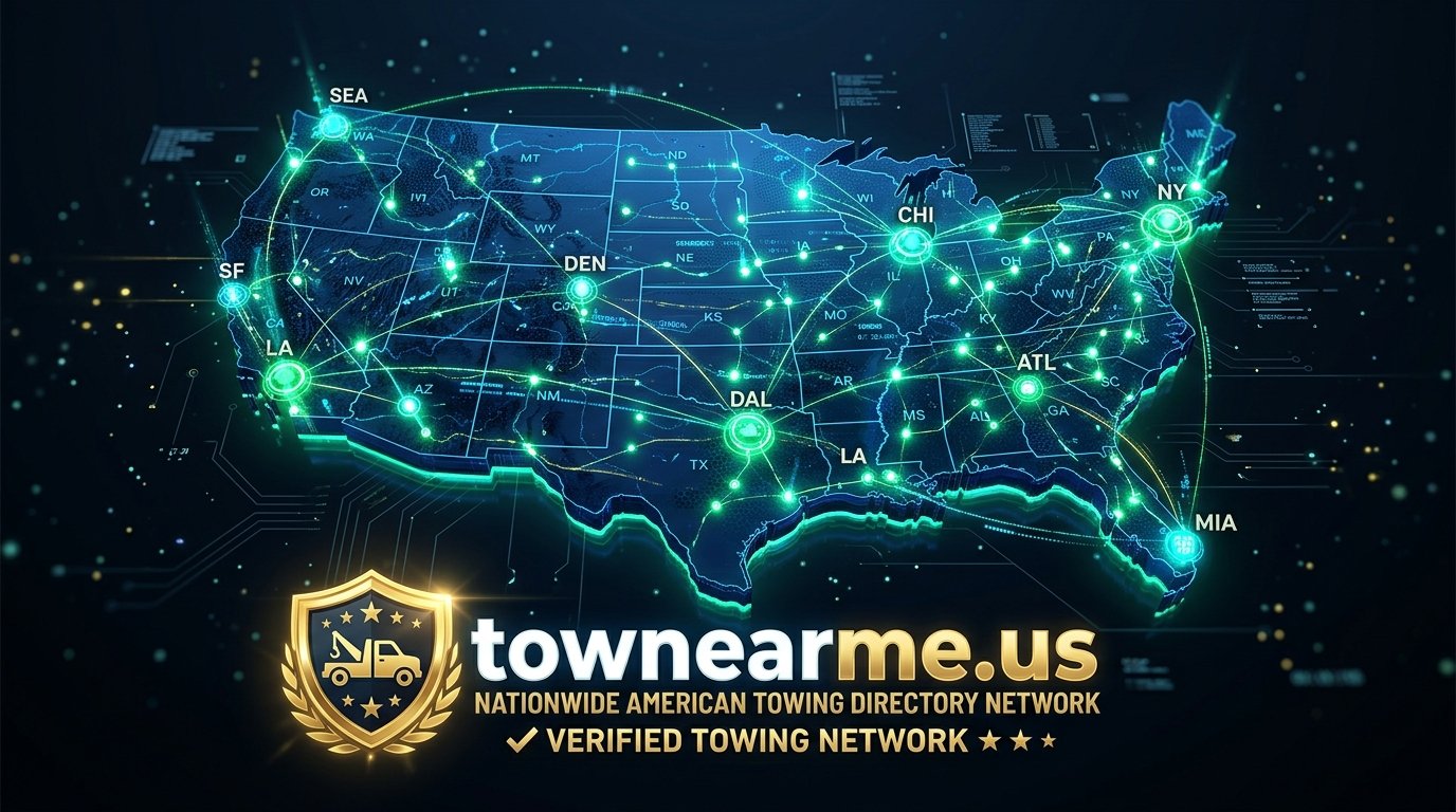townearme.us National Towing Directory Network Map